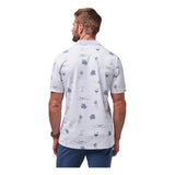 Travis Mathew Men's Island Paradise Polo- White