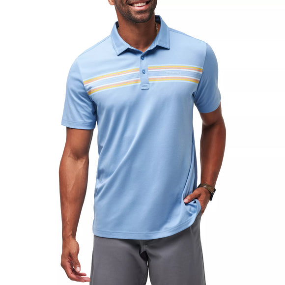 Travis Mathew Men's Coral Beds Polo- Quiet Harbor