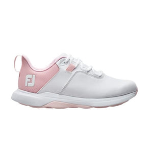 FootJoy 2024 Women's ProLite Golf Shoe- White/Pink