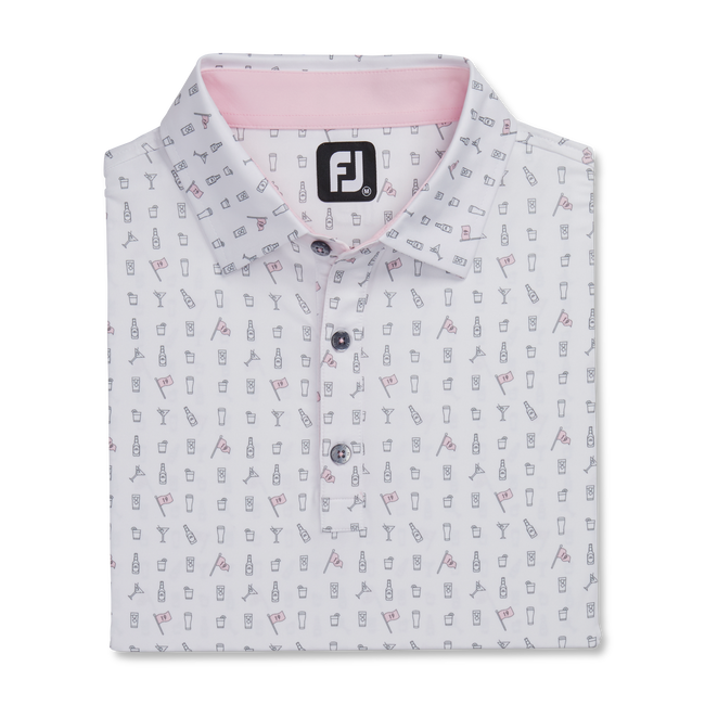 FootJoy Men's19th Hole Polo- White