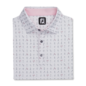 FootJoy Men's19th Hole Polo- White