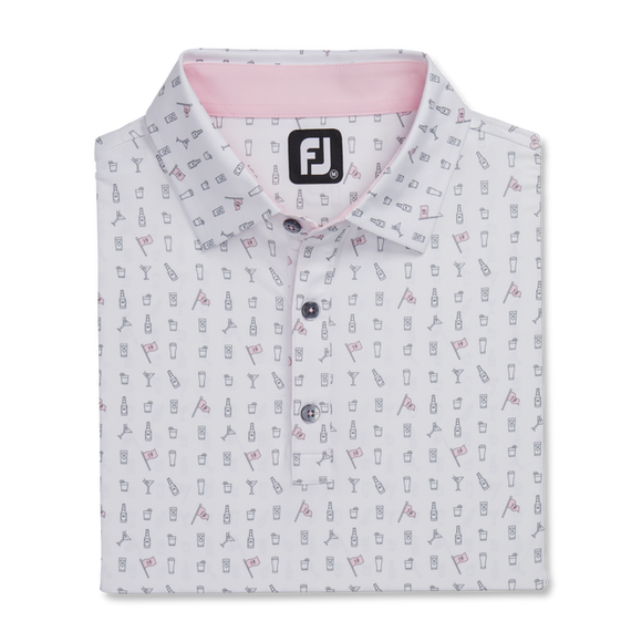 FootJoy Men's19th Hole Polo- White