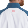 FootJoy 2025 Men's Zephyr Short Sleeve Windshirt-White/Deinm