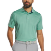 FootJoy Men's Circle Foulard Lisle Polo- Seafoam/Navy