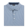 FootJoy Men's Tee Geo Lisle Polo- Navy