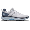 FootJoy Men's HyperFlex Golf Shoe- White/Slate/Blue