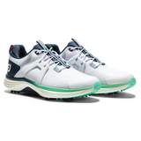 FootJoy Men's Hyperflex Golf Shoe- White/Navy/Green