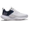 FootJoy Women's Qualifier Golf Shoes- White/Navy/Pink