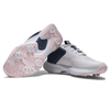 FootJoy Women's Qualifier Golf Shoes- White/Navy/Pink