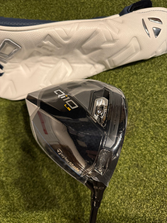 TaylorMade Qi10 LS 8* Driver, Hzruds RDX Smoke Blue X-Stiff Flex, RH