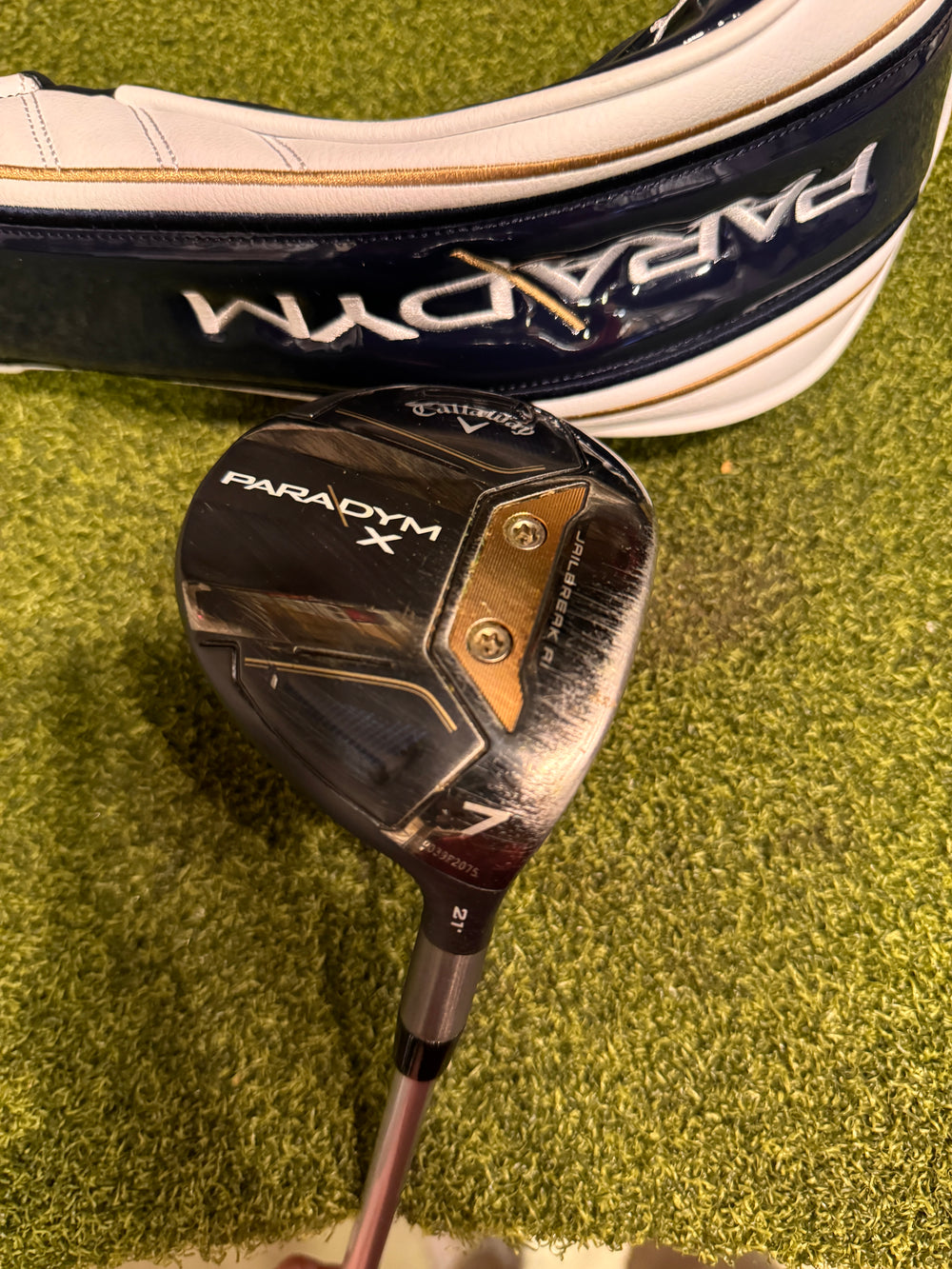 Callaway Paradym X 7 21* Fairway Wood, Ascent 50 Senior Flex, RH