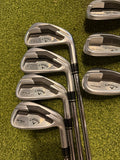 Callaway Apex 5-AW Iron Set, Steel Stiff Flex Shafts, RH