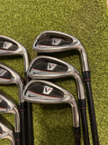 Nike Victory Red Cavity Back 5-AW Iron Set, Stock Graphite Senior Flex, RH