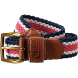 FootJoy Men's Striped Braided Golf Belt