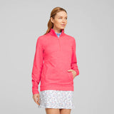 Puma Women's Cloudspun Rockaway 1/4 Zip Pullover- Loveable