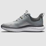 FootJoy Men's Quantum Golf Shoe- Grey/White/Blue