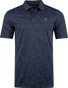 Travis Mathew Men's Monstera Polo- Navy