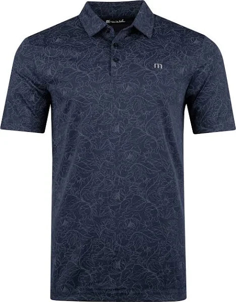 Travis Mathew Men's Monstera Polo- Navy