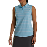 FootJoy Women's Sleeveless Spacedye Stripe Polo