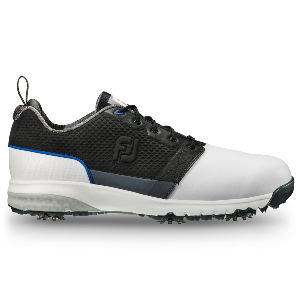 FootJoy Men's Contour Fit White/Black- 11.5 X-Wide