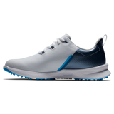 FootJoy Men's Fuel Sport Golf Shoes- White/Blue