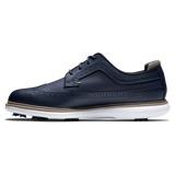 FootJoy Men's Traditions Shield Tips- Navy Golf Shoes