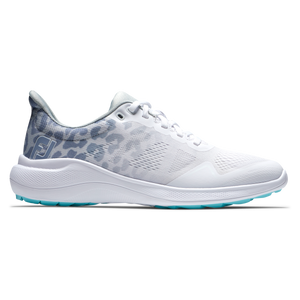 FootJoy Women's Flex Golf Shoes- White/Grey