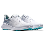 FootJoy Women's Flex Golf Shoes- White/Grey