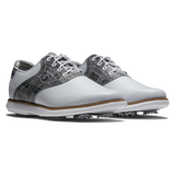 FootJoy Women's Traditions- White/Grey Golf Shoes