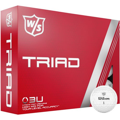 Wilson Triad Golf Ball- Dozen